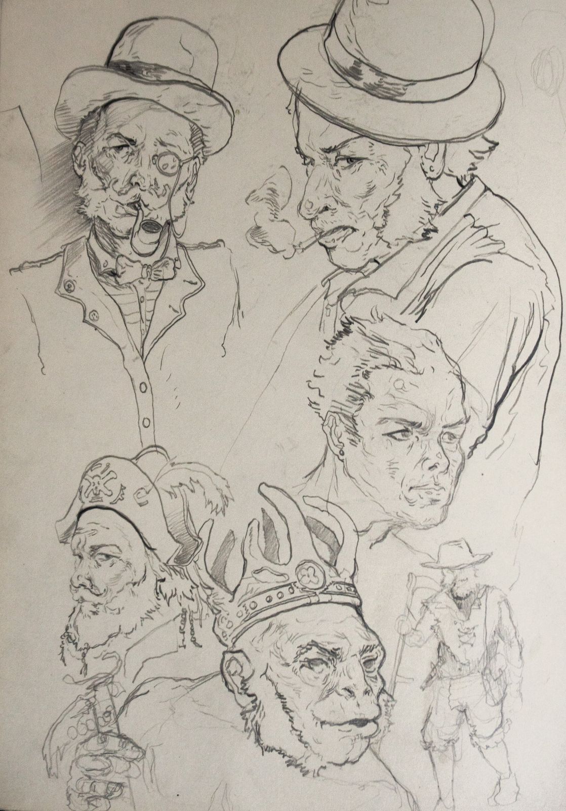 Gökmen Sanat öğrenci çalışması — karakalem figür çalışması